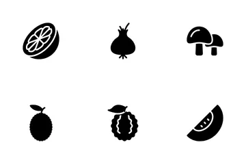 Fruits And Vegetables Icon Pack