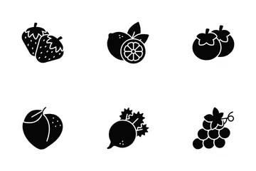 Fruits And Vegetables Icon Pack