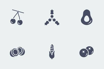 Fruits And Vegetables Icon Pack