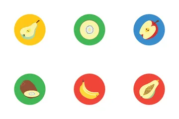 Fruits And Vegetables  Icon Pack