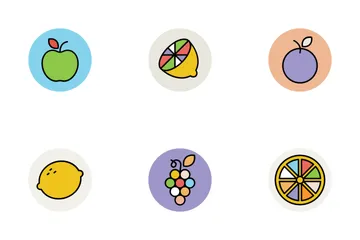 Fruits And Vegetables Icon Pack