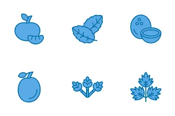 Fruits And Vegetables Icon Pack