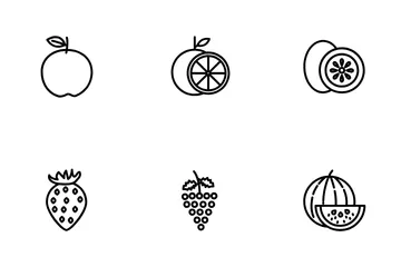 Fruits And Vegetables Icon Pack
