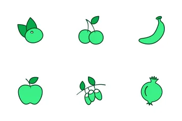 Fruits And Vegetables V2 Icon Pack