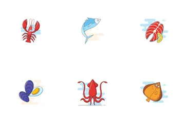 Fruit de mer Icon Pack