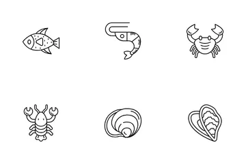 Fruit de mer Pack d'Icônes