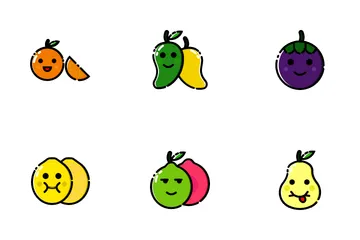 Fruits Emoticon Icon Pack