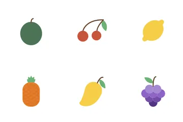 Fruits (Flat) Icon Pack