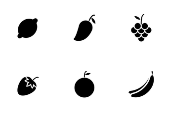 Fruits (Glyph) Icon Pack