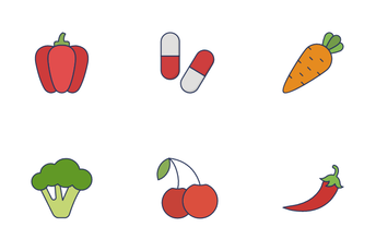 Fruits & Vegetable Vol 1 Icon Pack