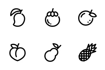 Fruits & Vegetables 1 Icon Pack