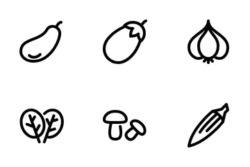 Fruits & Vegetables 2 Icon Pack