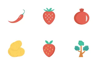 Fruits & Vegetables Flat