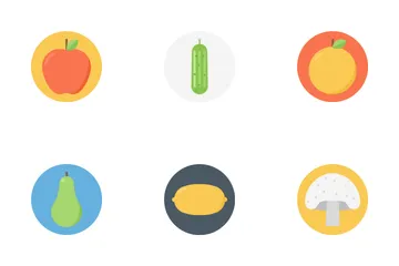 Fruits & Vegetables Icon Pack