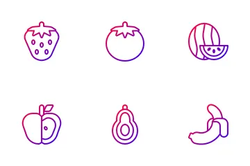 Fruits & Vegetables Icon Pack