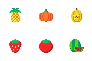 Fruits & Vegetables Icon Pack