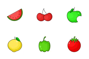 Fruits & Vegetables Icon Pack