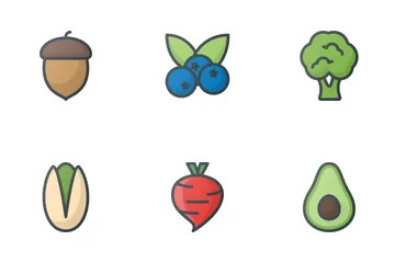 Fruits & Vegetables Icon Pack