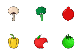 Fruits & Vegetables Vol 4 Icon Pack