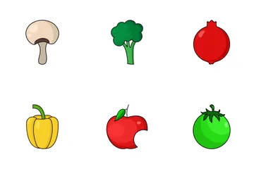 Fruits & Vegetables Vol 4 Icon Pack