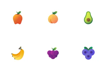 Fruta Paquete de Iconos