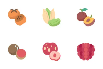 Fruta de caroço Pacote de Ícones