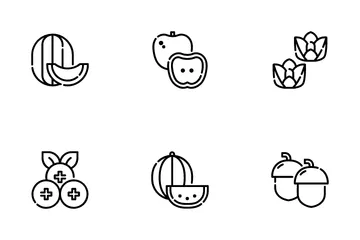 Frutas Paquete de Iconos