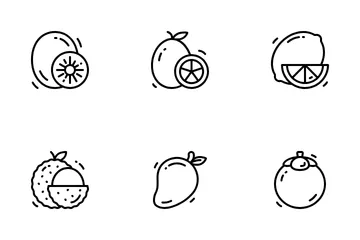 Frutas Paquete de Iconos