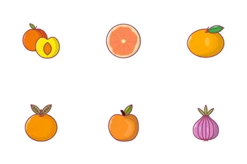 Frutas e vegetais Icon Pack