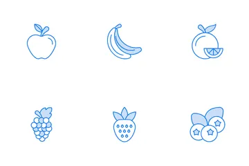 Frutas y verduras Icon Pack