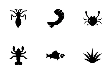 Frutos do mar Pacote de Ícones