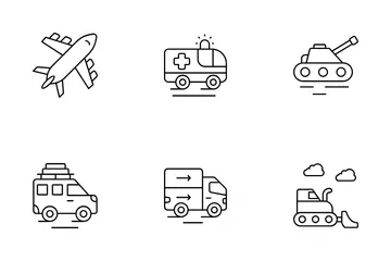 Fuel And Vehicles Icon Pack