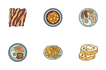Full English Breakfast Icon Pack