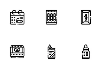 Fumar Pacote de Ícones