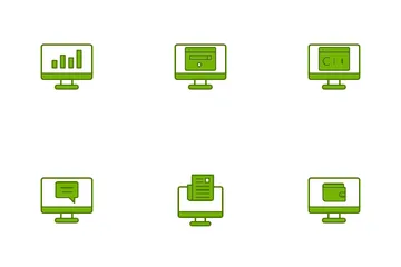 Função do computador Pacote de Ícones