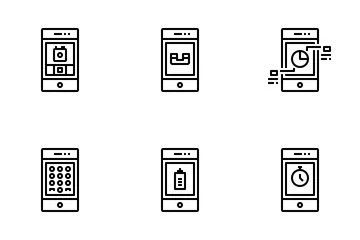 Función de teléfono inteligente Paquete de Iconos