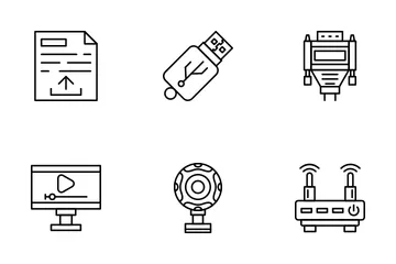 Funções do computador Pacote de Ícones