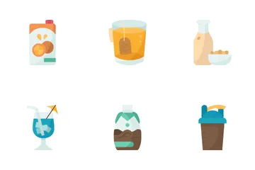 Functional Beverages Icon Pack