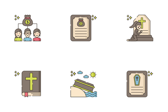 Funeral Service Icon Pack