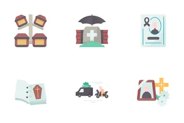 Funeral Service Icon Pack