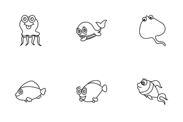 Funny Fishes Icon Pack