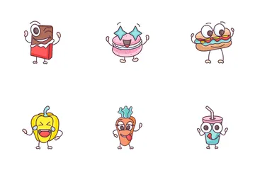 Funny Snacks Icon Pack