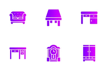 Furniture And Decoration Icon Pack