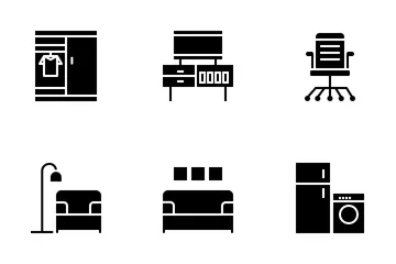 Furniture And Home Decor Icon Pack