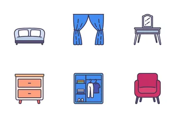 Furniture And Home Decor Icon Pack
