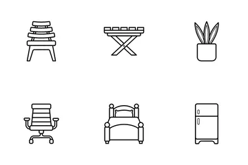 Furniture And Home Decor Icon Pack