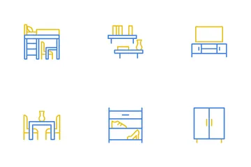 Furniture And Home Decor Icon Pack