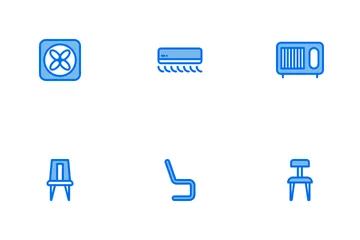 Furniture And Home Decoration Icon Pack