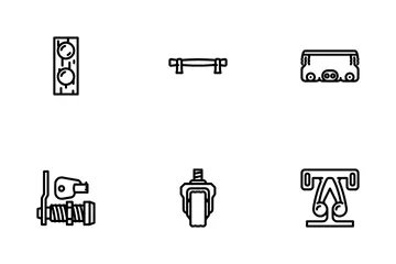 Furniture Fitting Construction Icon Pack
