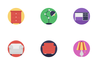 Furniture Flat Icons 1 Icon Pack